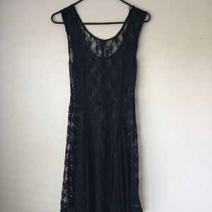 Black Lace Dress by FreePeople